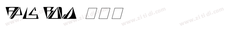 Apis BoLd字体转换